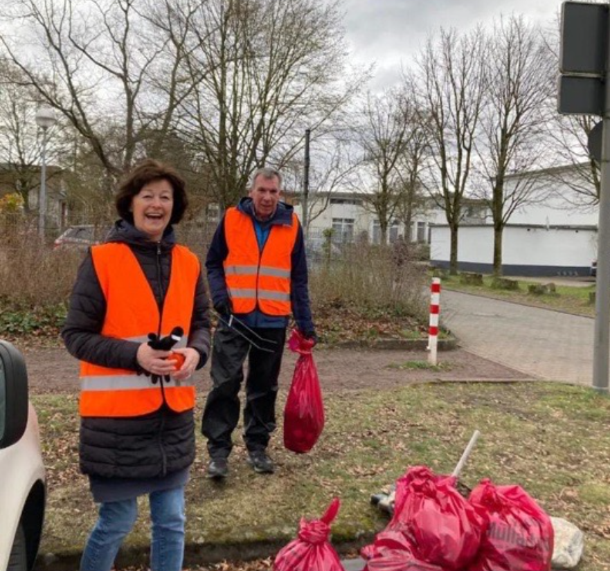 Renate Worms und Reinhard Wellenbrink in Aktion